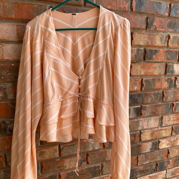 Free People Women’s Crop Top size L - Picture 2 of 8